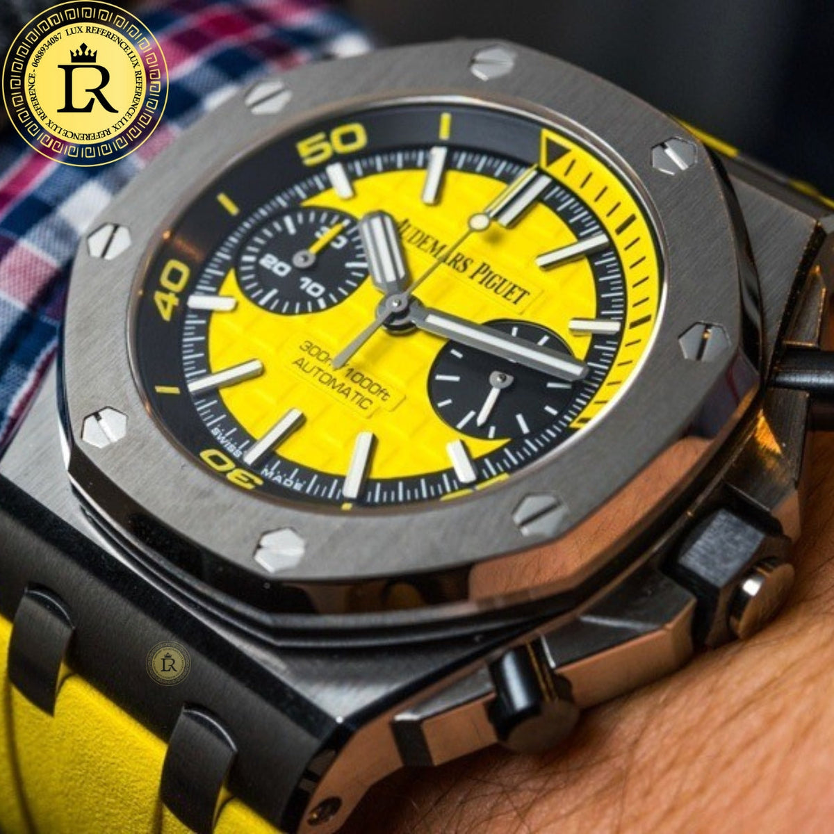 Meridian Offshore Diver Chronograph 44mm — Yellow