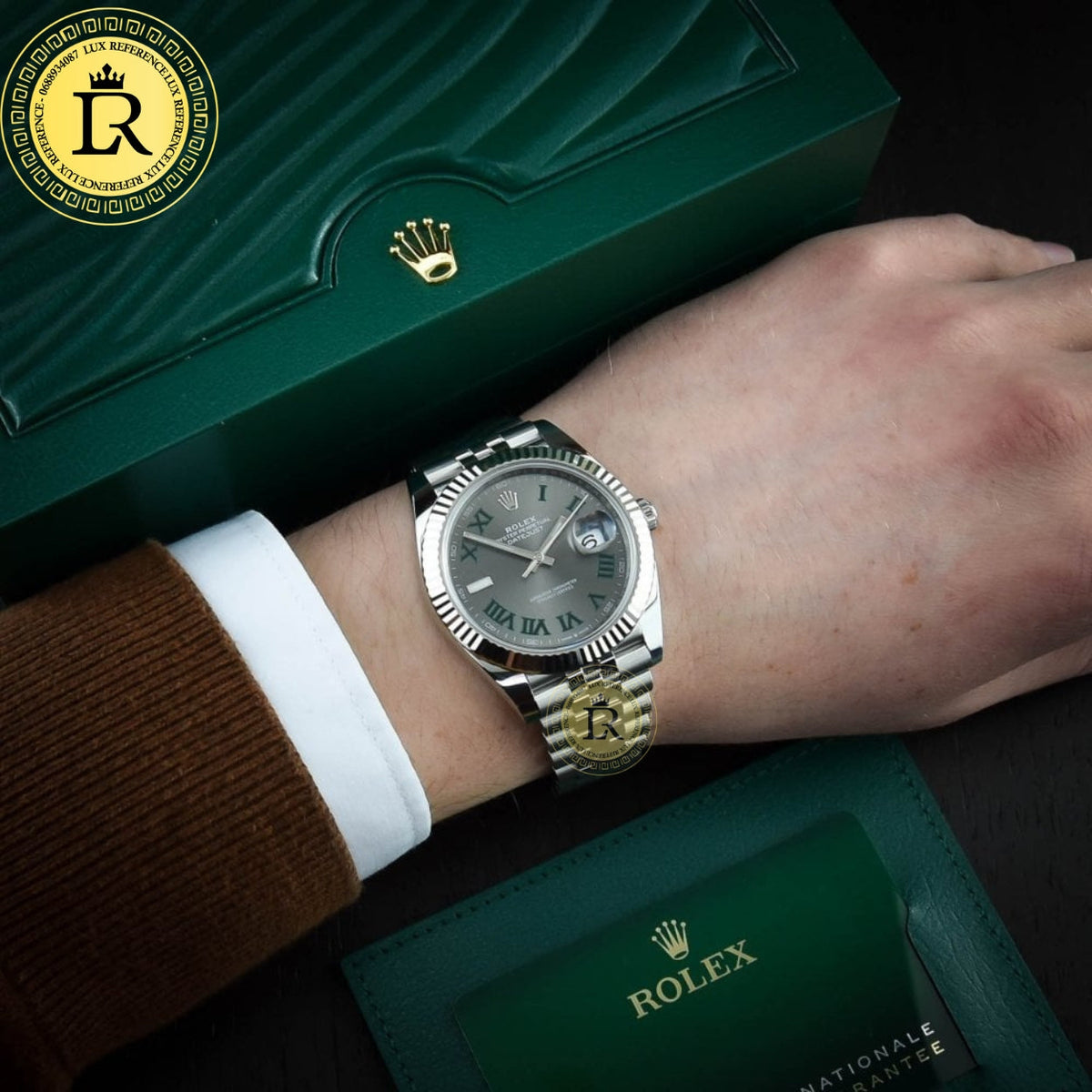Meridian Classic Date — Grey Racing-Track Dial