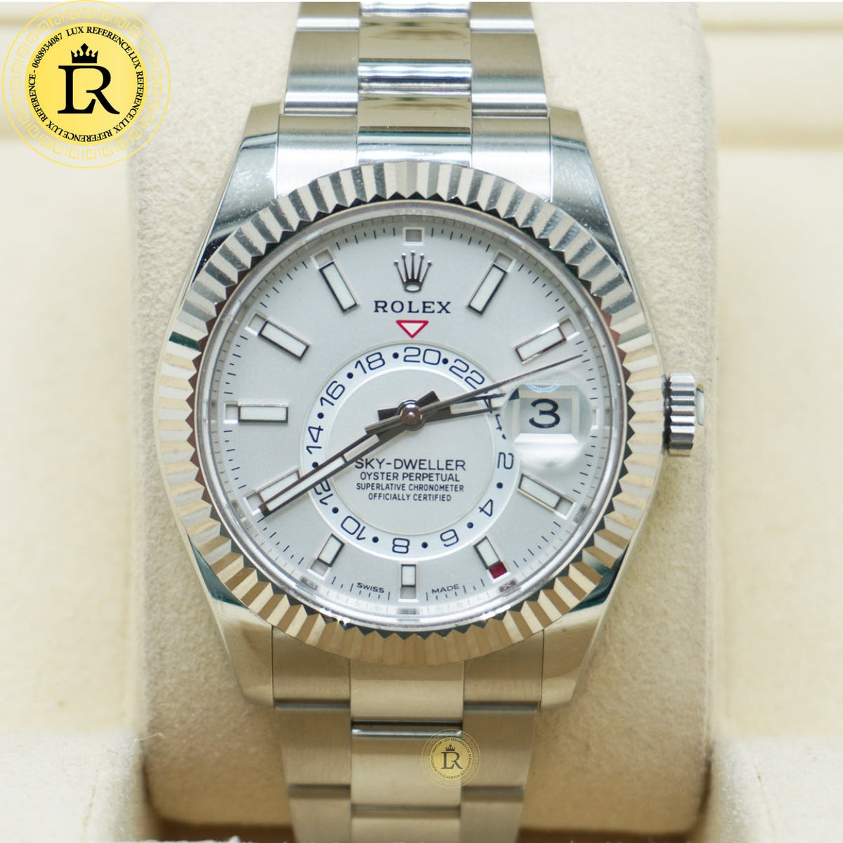 Meridian Dual-Time Pilot 40mm — White Dial