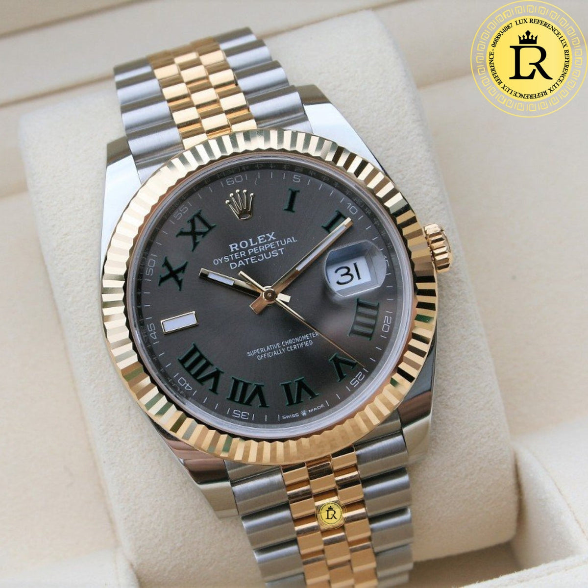 Meridian Classic Date 36mm — Link Bracelet (Women's)