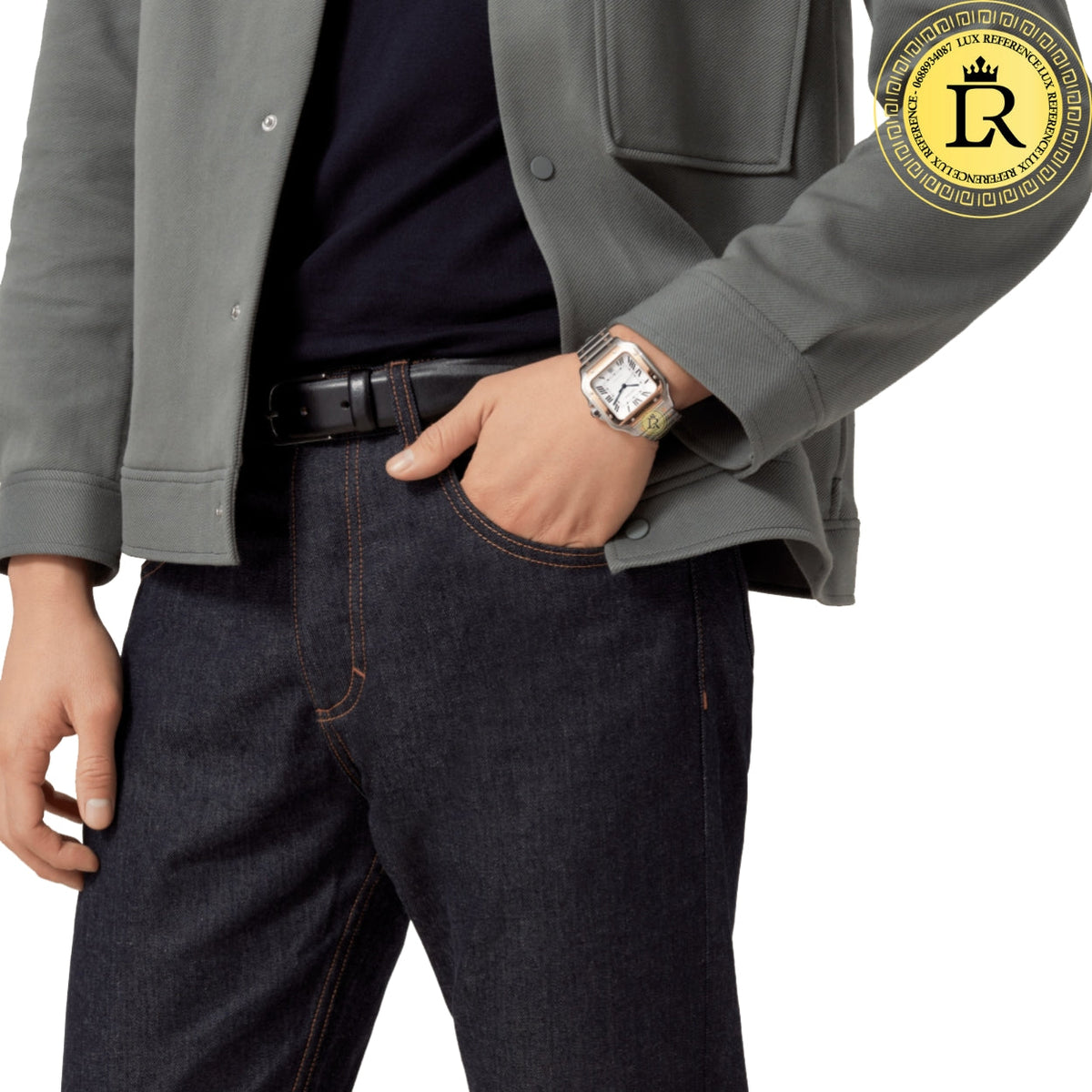 Meridian Aviator Square — Gold/Silver (Men's)