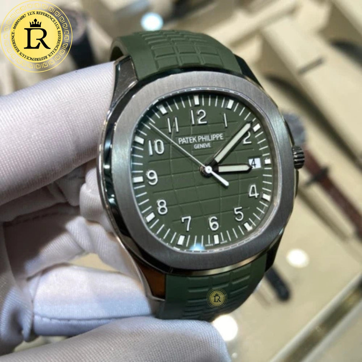 Meridian Aqua Sport — White Gold, Khaki Green