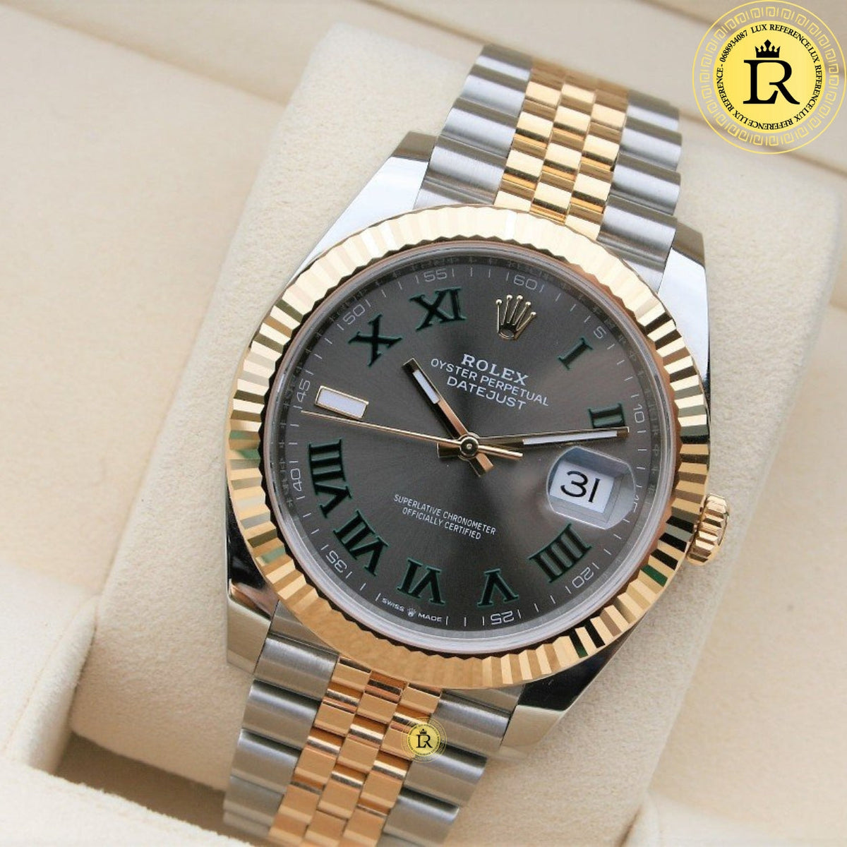 Meridian Classic Date 36mm — Link Bracelet (Women's)