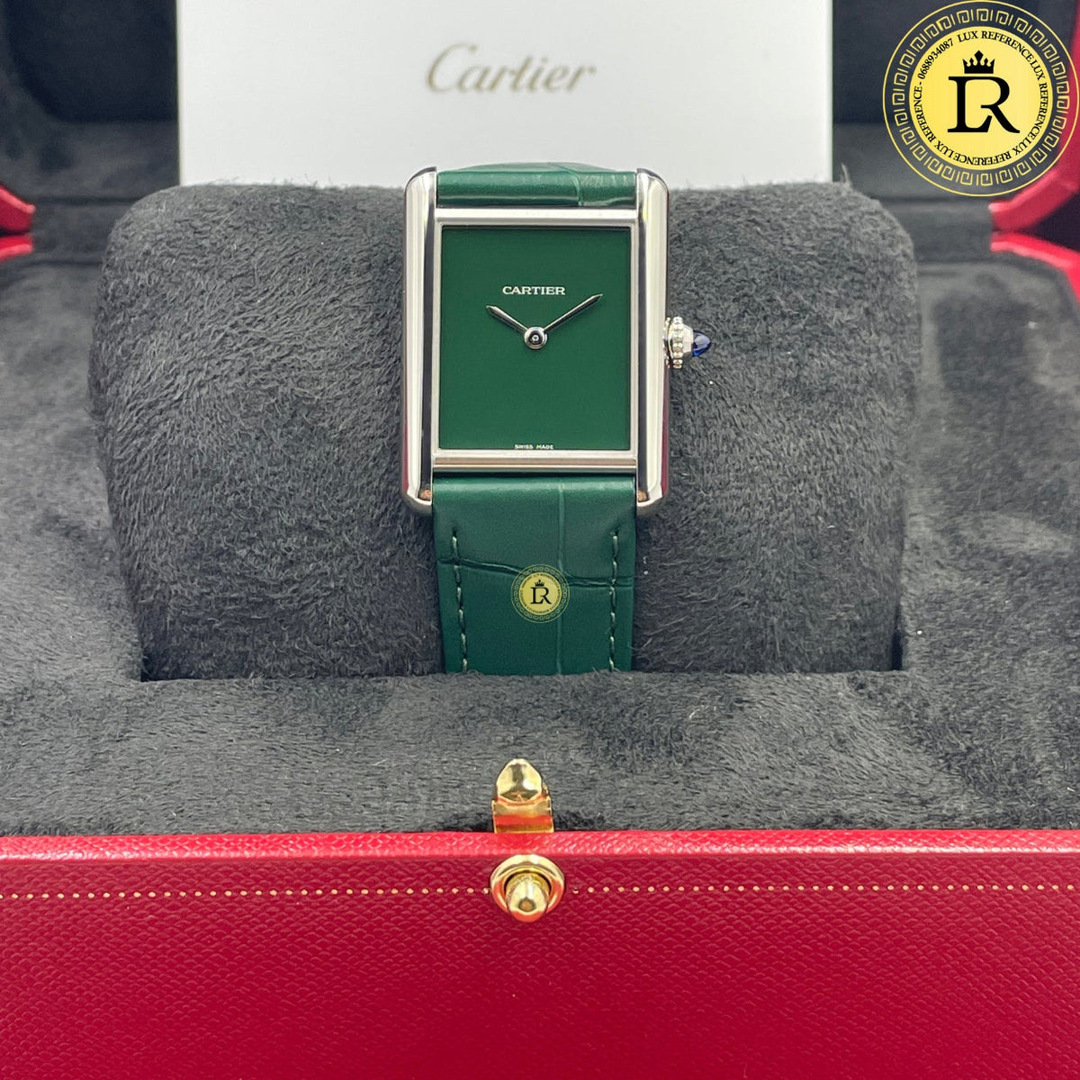 Meridian Cushion Dress Watch — Green