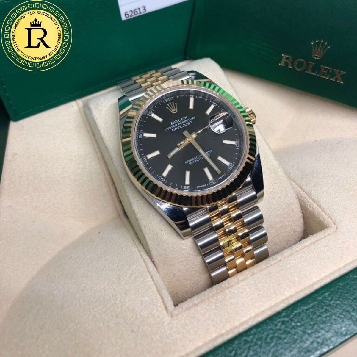 Meridian Classic Date 41mm — Black, Link Bracelet