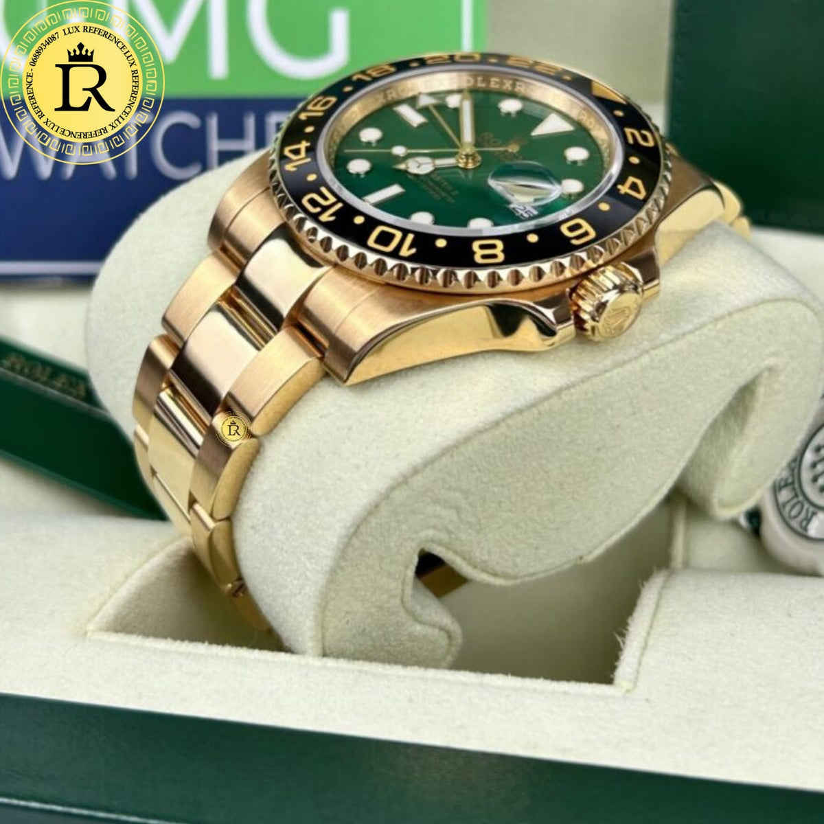 Meridian GMT Voyager — Green/Yellow Gold