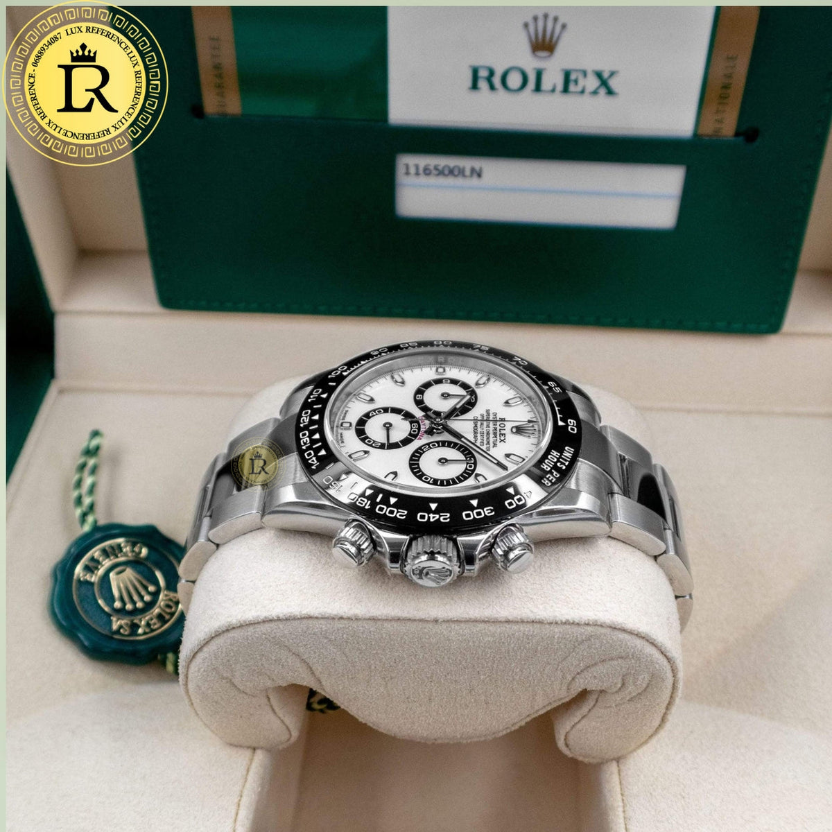 Meridian Racing Chronograph — White Dial (Men's)