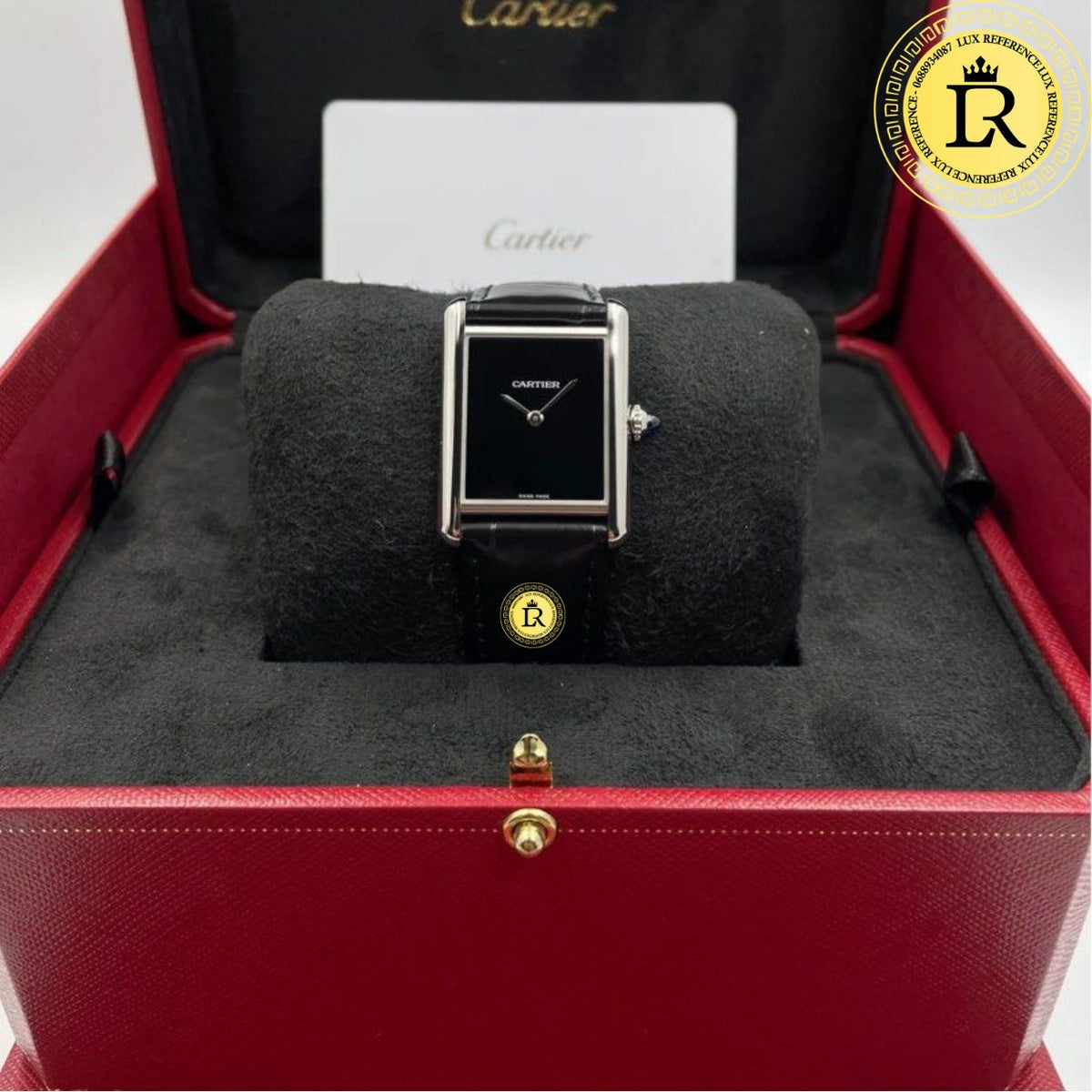 Meridian Cushion Dress Watch — Black