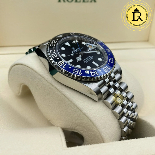 Meridian GMT Voyager — Blue/Black, Link Bracelet (Men's)
