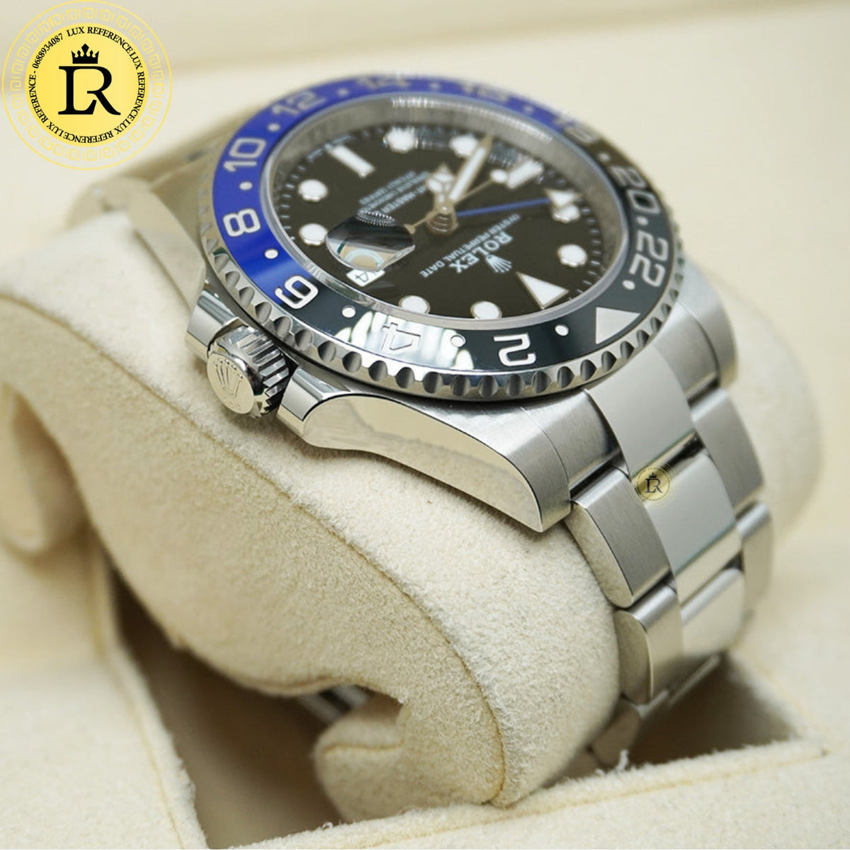 Meridian GMT Voyager — Blue/Black, Steel Case