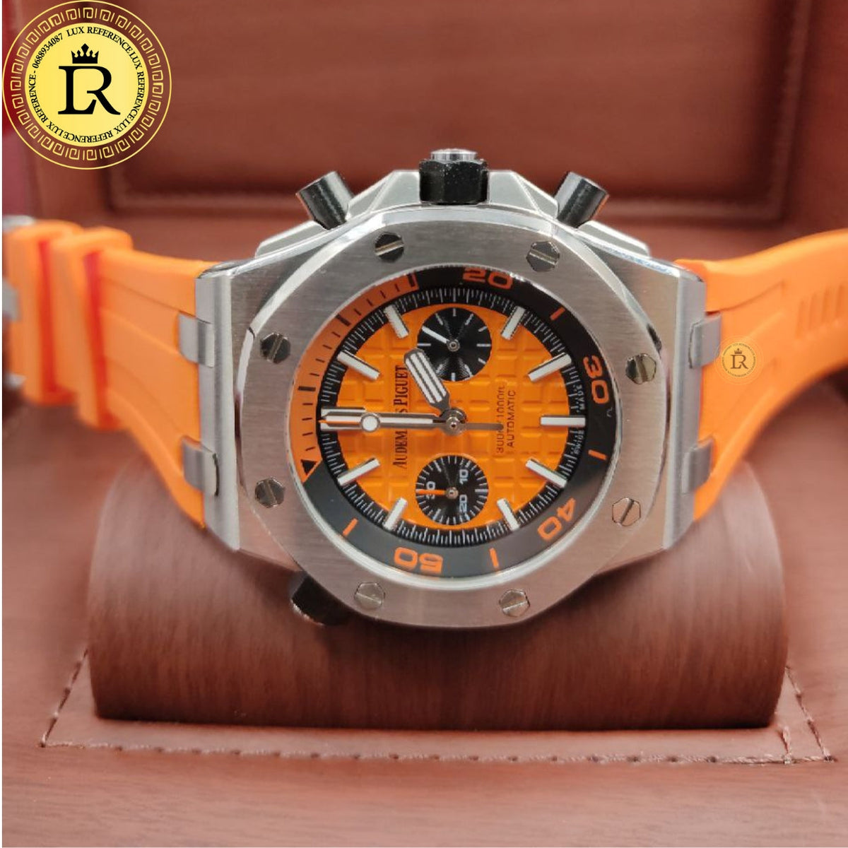 Meridian Offshore Diver Chronograph 44mm — Orange