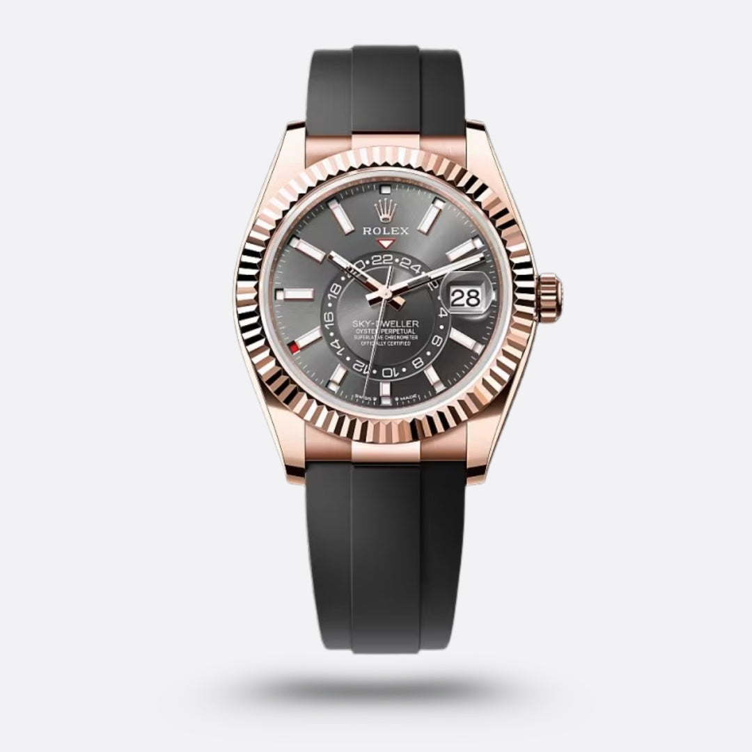 Meridian Dual-Time Pilot — Grey Dial