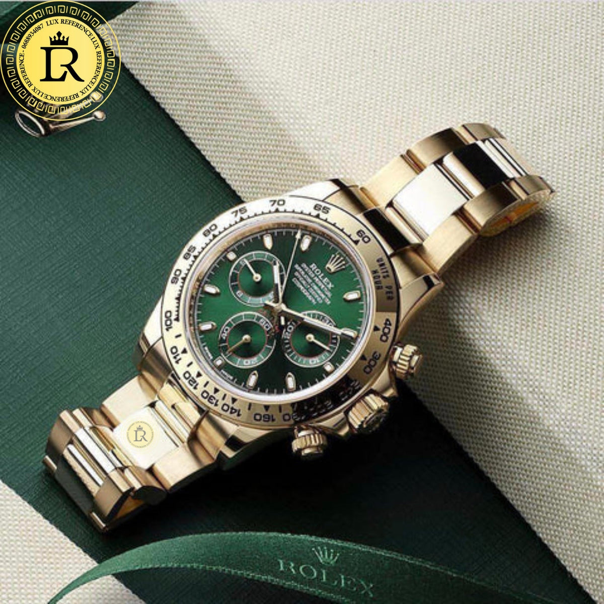 Meridian Racing Chronograph — Green Dial (Men's)
