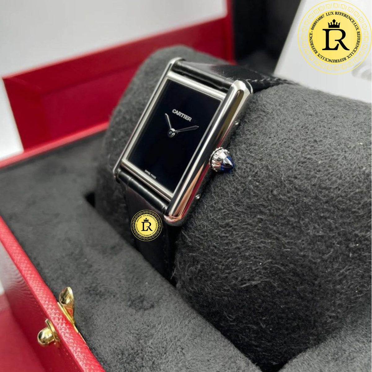 Meridian Cushion Dress Watch — Black