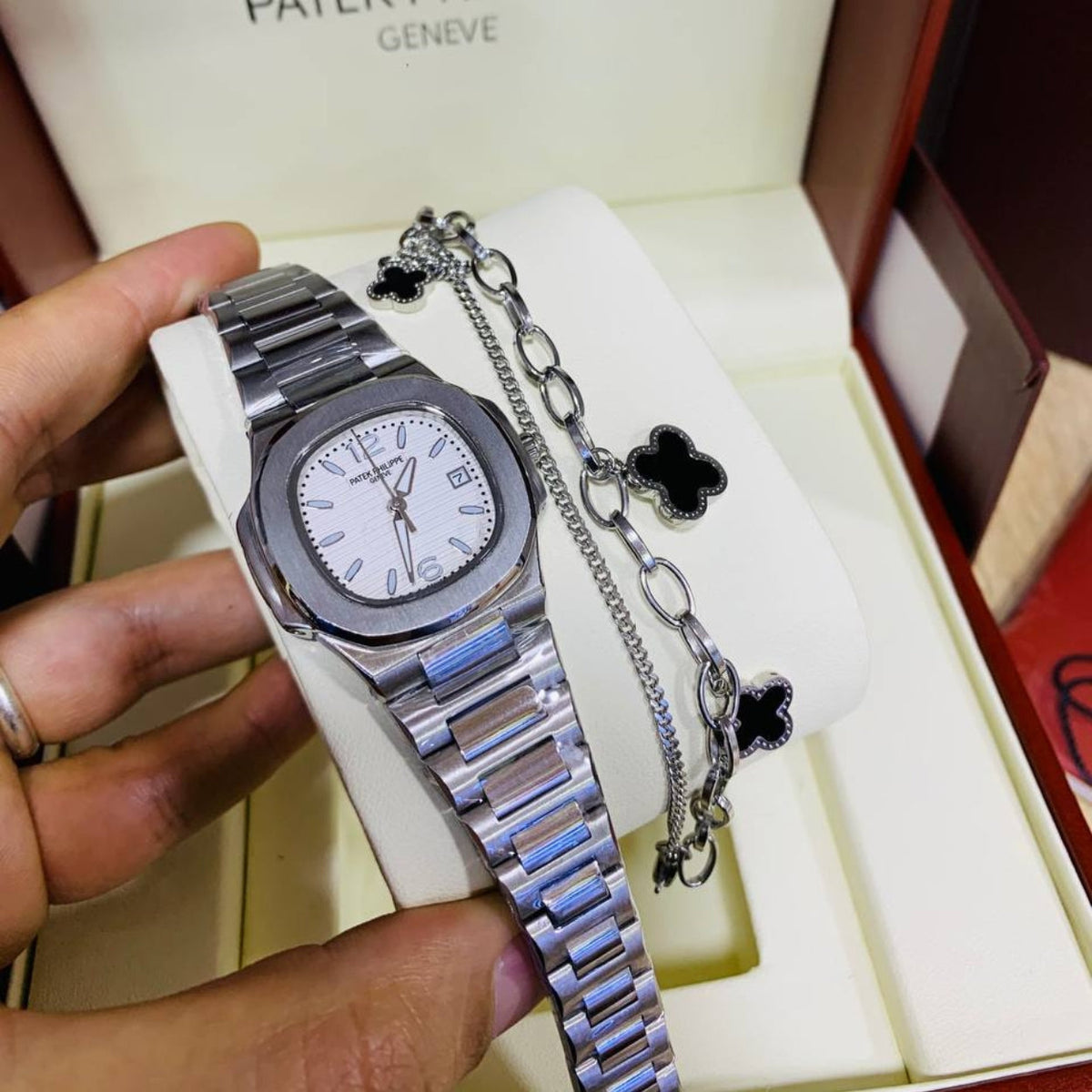Meridian Prestige Dress Watch — White Dial (Women's)