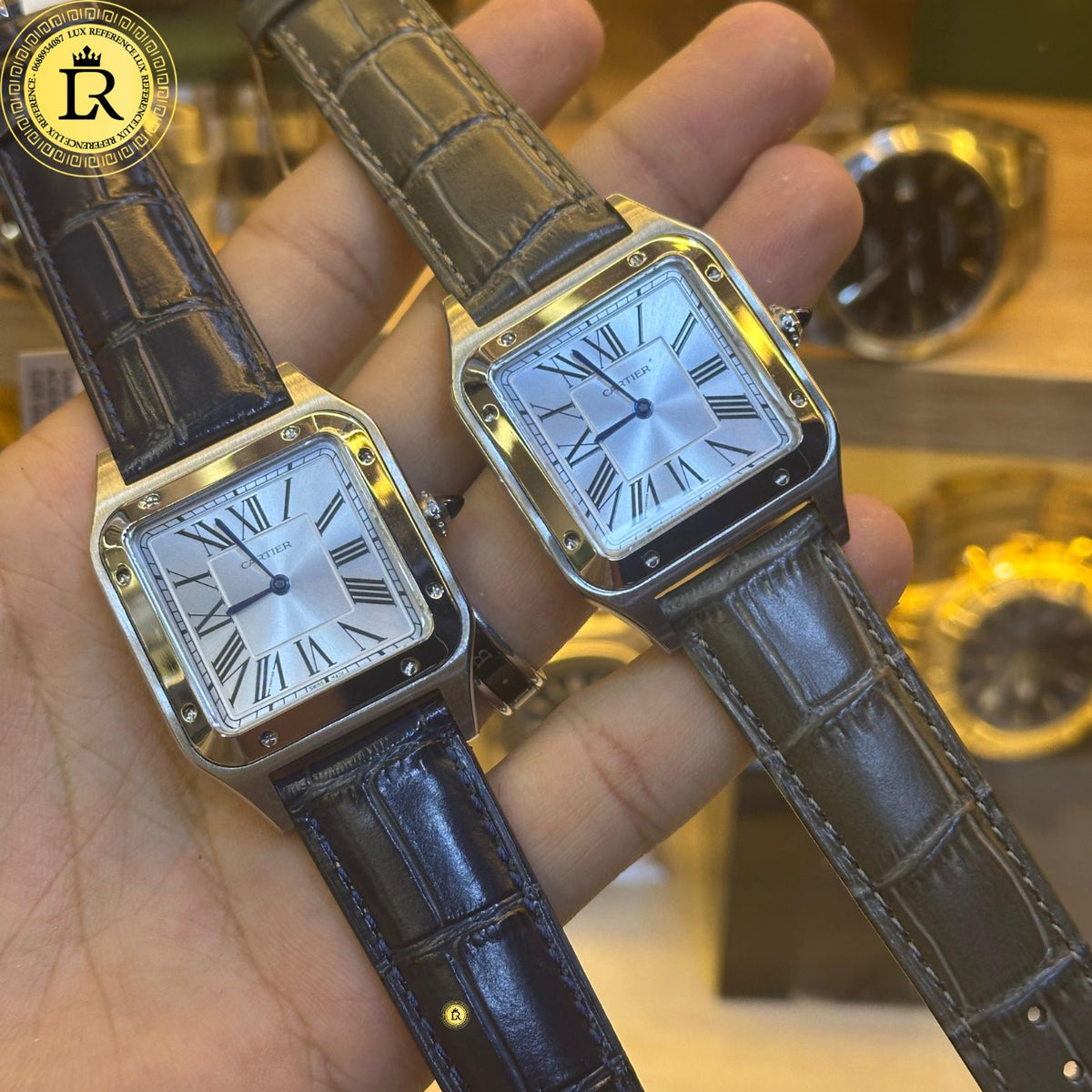 Meridian Aviator Square Large — Silver Dial